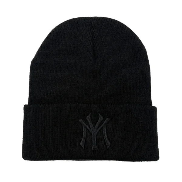 Unisex WY Letter Embroidery Beanie Warm Winter Hat for Men and Women - Image 6