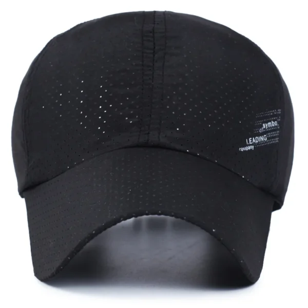 Quick Dry Baseball Cap Outdoor Sports Mesh Breathable Hat For Men Portable Hiking Fishing Sunbonnet Golf Adjustable Cap - Image 3