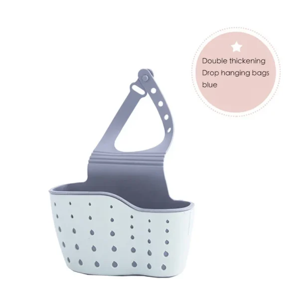 Kitchen Sink Holder Hanging Drain Basket Adjustable Soap Sponge Shelf Organizer Bathroom Faucet Holder Rack Kitchen Accessories - Image 5