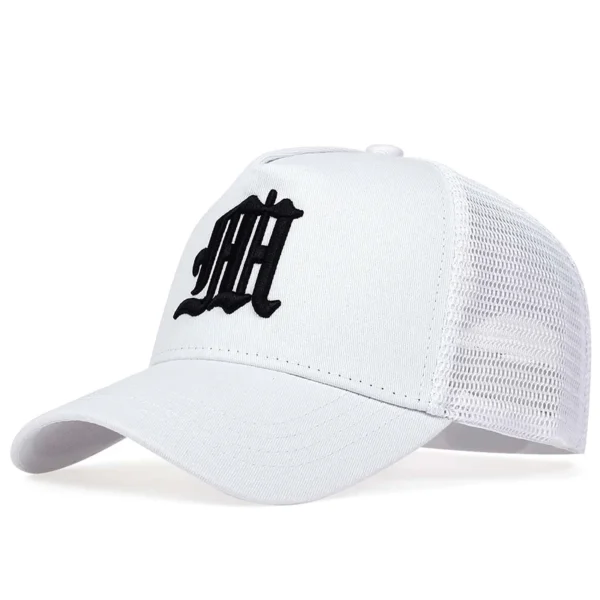 Unisex Gothic Letter Embroidery Baseball Net Caps Spring and Summer Outdoor Adjustable Casual Hats Sunscreen Hat - Image 4