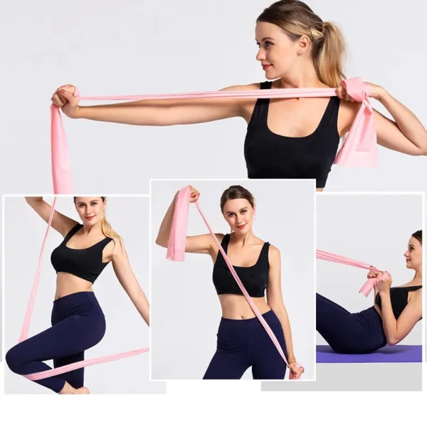 Yoga Sport Resistance Bands Pilates Training Fitness Exercise Home Gym Elastic Band Natural Rubber Latex Yoga Accessories - Image 5