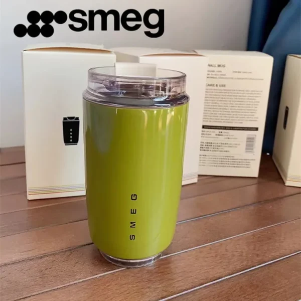 SMEG 240ML Beverage Cup Travel Portable Car Drinking Cup Stainless Steel Vacuum Leak proof 240ML Coffee Thermos - Image 4