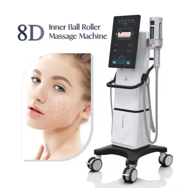 2025 Latest 8D profession Cellulite Reduction Inner Ball Roller body lymphatic Massage Weight Loss Therapy Slimming Machine - Image 2