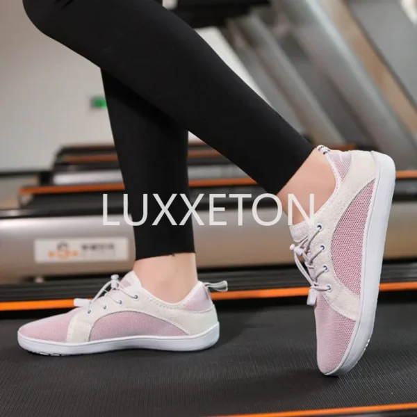 2024 Spring/Summer New Women Flat Shoes Breathable Mesh Soft Sole Wide Toe Anti slip and Wear resistant Sports and Fitness Shoes - Image 5