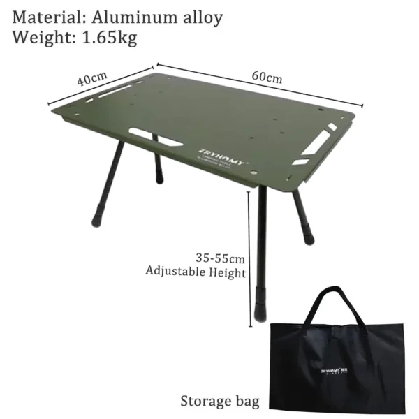 Tryhomy Versatile IGT Tactical Table Splicable Camping Table  Optional Ultralight Aluminum Alloy Outdoor Table Accessories - Image 6