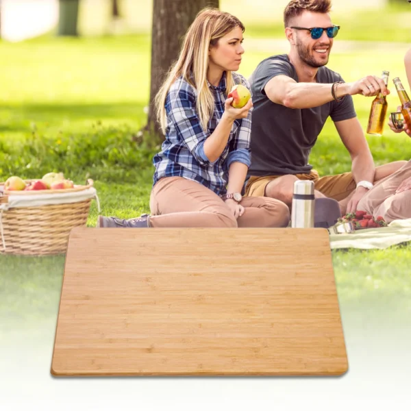 Camping Lightweight Table with Table Board & Bag Campfire Grill Table Multifunctional Camping Cooking Rack for Outdoor Barbecue - Image 3