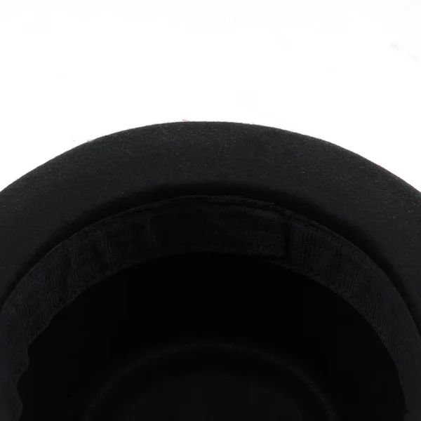 Pork Pie Hat Billycock Felt Small Brim Bowler Hat Men's Fashion British Style Hip Hop Fedora Hat Women Party Sombrero Caps - Image 6