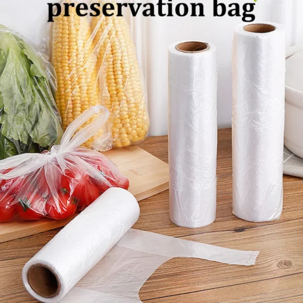 100PCS Vest Type Food Grade Thickened Breakpoint Storage Bag Refrigerator With Roll Household Disposable Hand 3 Sizes Optional - Image 6