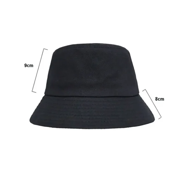 Summer Bucket Hat for Women Big Wide Brim Outdoor Soft Cotton Solid Color Sun Hats Portable Foldable Panama Cap Lady - Image 6