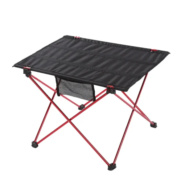 76x56x52CM Outdoor Aluminum Alloy Folding Table Casual Mesh Beach Table Portable Barbecue Picnic Table - Image 3