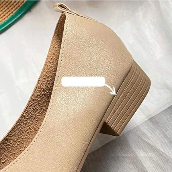 Woman Elegant Summer French Square Toe Green Mary Janes Cute Casual Flats Female Retro Shoes Low Heeled Soft Soled Flat Shoes - Image 6