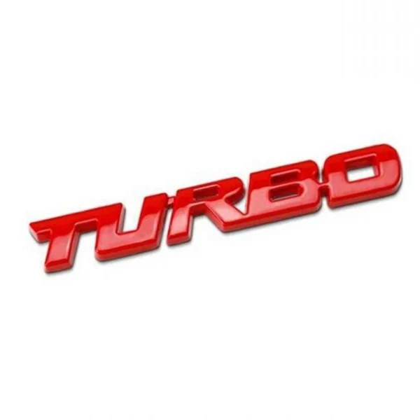 Car Sticker Turbocharged Turbo Metal Alloy 3D Badge Car Modification Accessories Rear Marked Side Marking Decorative Car-Sticker - Image 6