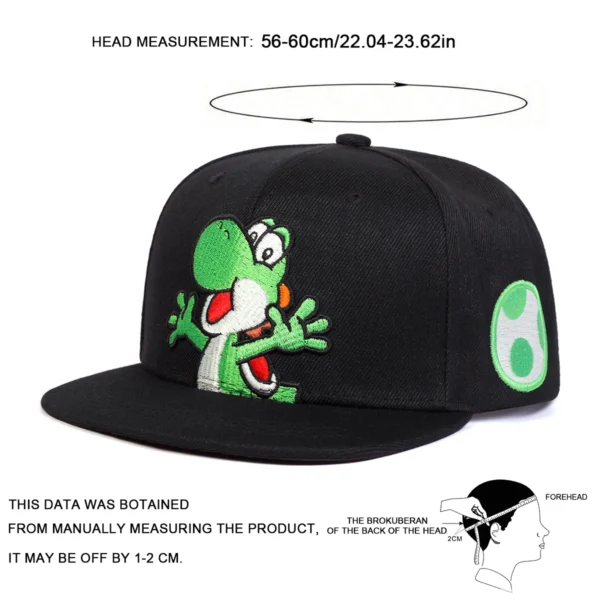 Unisex Dinosaur Embroidery Hip-hop Hats Spring Autumn Outdoor Adjustable Casual Baseball Caps Sunscreen Hat - Image 2