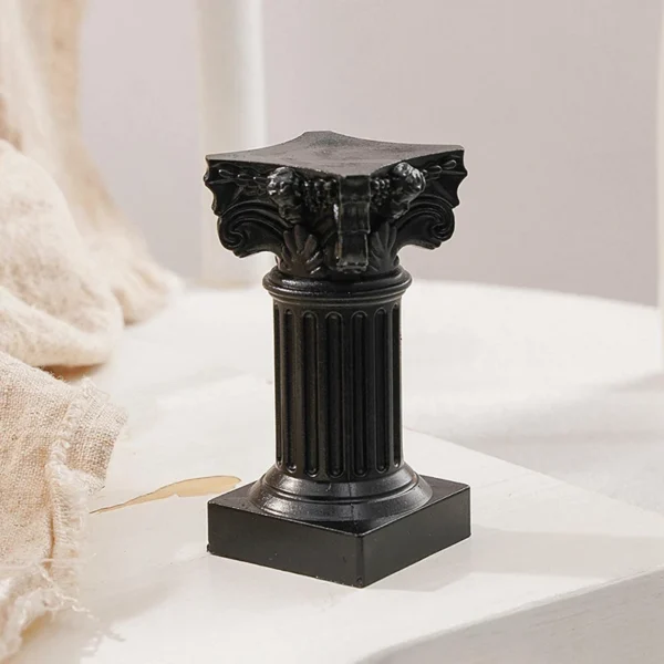 Roman Pillar Greek Column Statue Pedestal Candlestick Stand Figurine Sculpture Indoor Home Dinning Room Garden Scenery Decor - Image 3