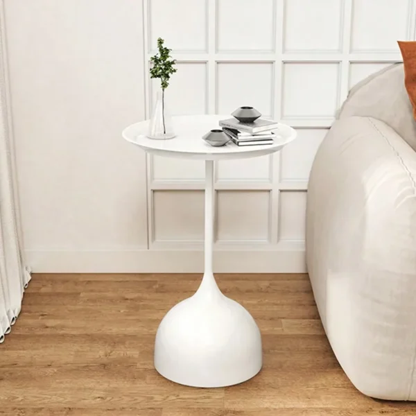 Sofa Small Side Table Nordic Coffee Table  SimpleIron Art Small Round  Bedside Table Mesa for Front Door  Livingroom - Image 6