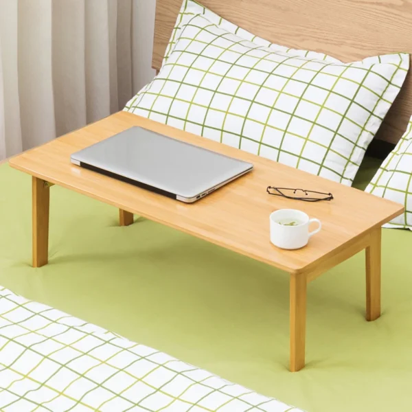 Foldable Laptop Desk Living Room Dining Apartment Tea Table Simple Modern Table Minimalist Baboo Coffee Table - Image 5