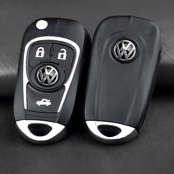 Car Key Stickers Auto Control Keychain Emblem Accessories For Volkswagen VW R-line GTI R Polo Golf Passat Magotan Tiguan Jetta - Image 3