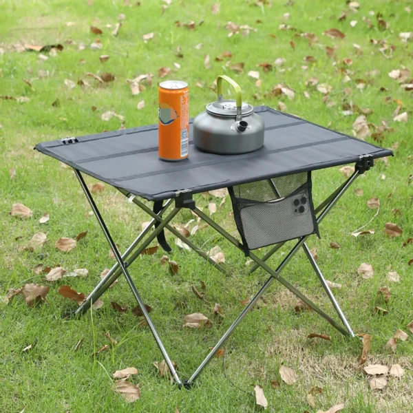 76x56x52CM Outdoor Aluminum Alloy Folding Table Casual Mesh Beach Table Portable Barbecue Picnic Table