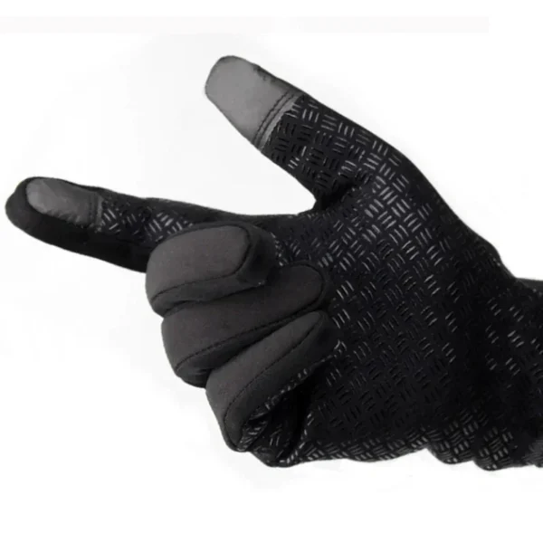 Winter Gloves For Men Waterproof Windproof Cold Gloves Snowboard Motorcycle Riding Driving Warm Touchscreen Zipper Glove - Image 4