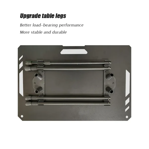 Lightweight Outdoor Tactical Table Aluminum Alloy IGT Table Folding Table Light Bar Barbecue Picnic Liftable Camping Table New - Image 6