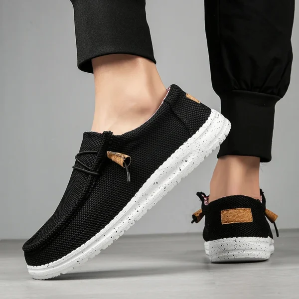 Men Casual Shoes Slip on Canvas Loafers Comfortable Walking Flats for Man  Non Slip Soft Moccasins Sneakers Summer loafers - Image 4