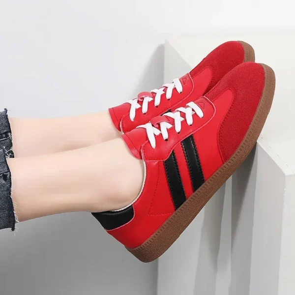 Women Shoes Spring and Summer Sports Small White Training Sneaker Fashion Casual Versatile Board Breathable Off White Shoes - Image 6