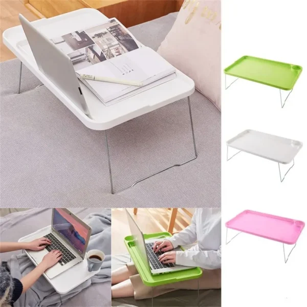 Breakfast Bed Tray Multi-Function Portable Laptop Bed Desk Bed Table Foldable Lap Desk - Image 5