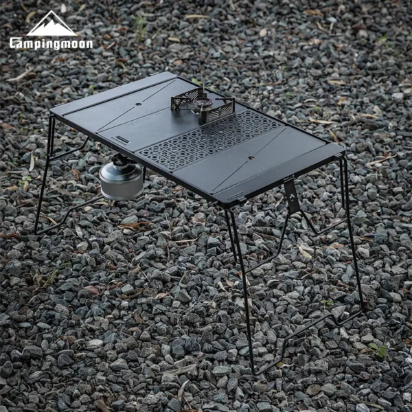 CAMPINGMOON CK-3650-T38 Bridge Table Picnic Combination Tactical IGT Table Camping Lightweight Portable Outdoor Folding Table - Image 3