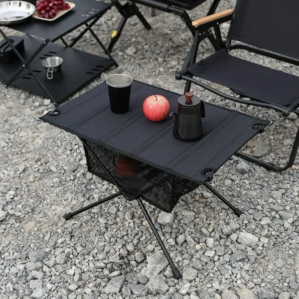 Outdoor Camping Portable Tactical Table, Ultra Light Aluminum Alloy Folding Cloth Table, Picnic Table - Image 3