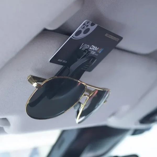 2PCS Universal Car Auto Sun Visor Glasses Box Sunglasses Clip Card Ticket Holder Fastener Pen Case Eyeglasses Clips Accessories - Image 3