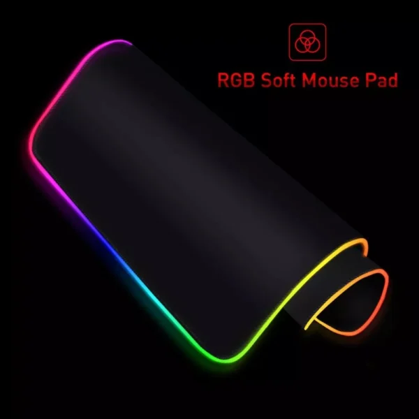 Rgb Mouse Pad Xxl Steelseries Laptop Mat Gaming Mousepad Backlit Keyboard Gamer Girl Table Pads Deskpad Mausepad Cs Go - Image 4