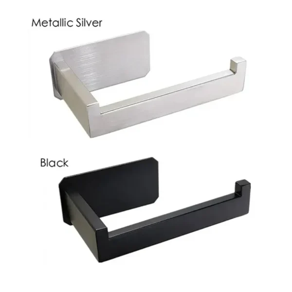 High Quality 304 Stainless Steel Roll Paper Holder Nail-free Toilet Tissue Kitchen Towel Roll Dispenser Bathroom Accessories - Image 6