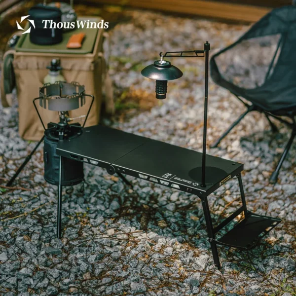 Thous Winds Solo Camping Aluminum Folding Table Lightweight Hiking Camp Stove Table for Picnic Outdoor Ultra Light Tables TW1024 - Image 4