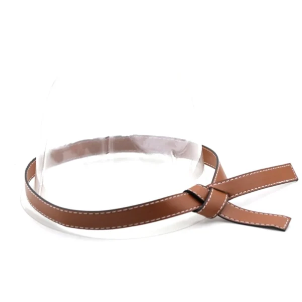 F42F Cowboy Hat Bands Leather Hat Bands For Men Western Hat Belts For Fedora Hat band - Image 5