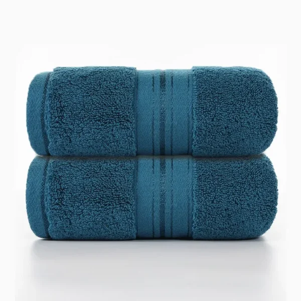 Cotton Towel Bathroom Face Towel Strong Absorbent Soft Non-shedding Adult Towel Thickened Box in Two Packs - Image 2