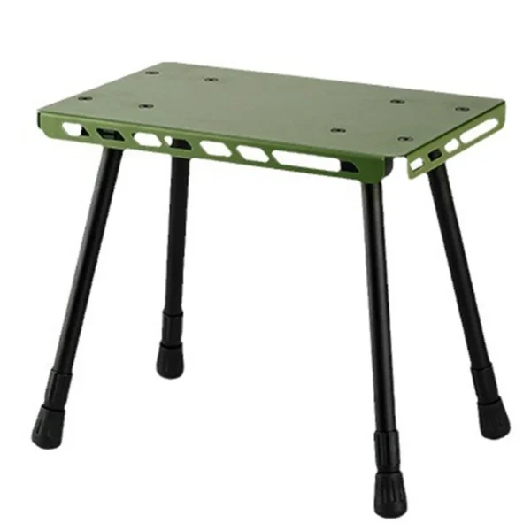 1Pcs Outdoor Mini Folding Table Camping Tea Table Aluminum Alloy Folding Chair Portable Small Stool - Image 2