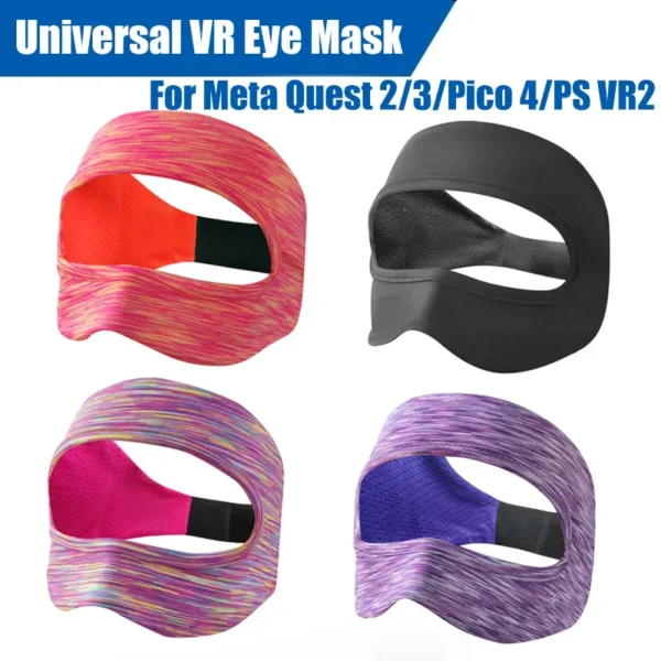 Eye Mask For Meta Quest 3 Universal VR Eye Mask Cover Breathable Sweat Band Virtual Reality Headset For Quest 2/Pico 4/PS VR2