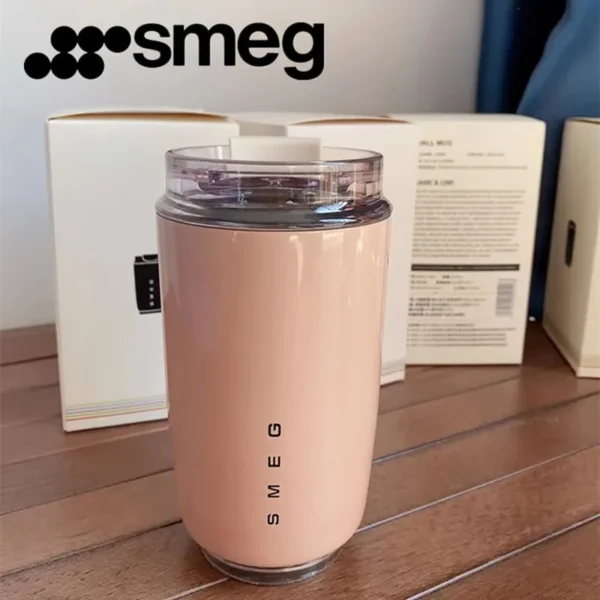 SMEG 240ML Beverage Cup Travel Portable Car Drinking Cup Stainless Steel Vacuum Leak proof 240ML Coffee Thermos - Image 5