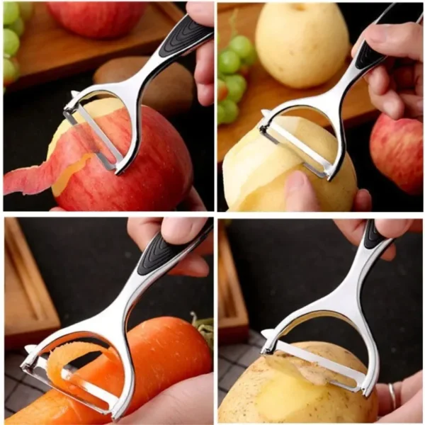 1PC Stainless Steel Vegetable Peeler Potato Peeler Multi-function Carrot Grater Fruit Tools Kitchen Accessories Cuisine Pelador - Image 5