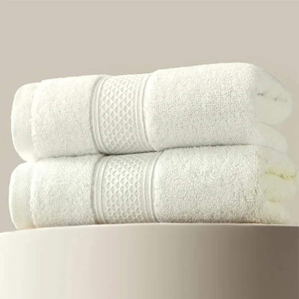 Cotton Towel Bathroom Face Towel Strong Absorbent Soft Non-shedding Adult Towel Thickened Box in Two Packs