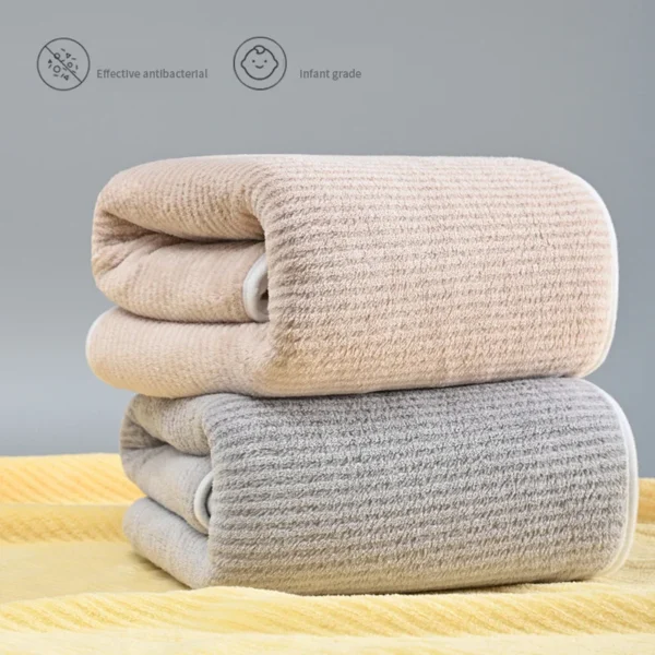 Thickened Bath Towels for The Body Microfiber Towel for Gym Sports Shower Robe for Spa Beath Home - Image 4