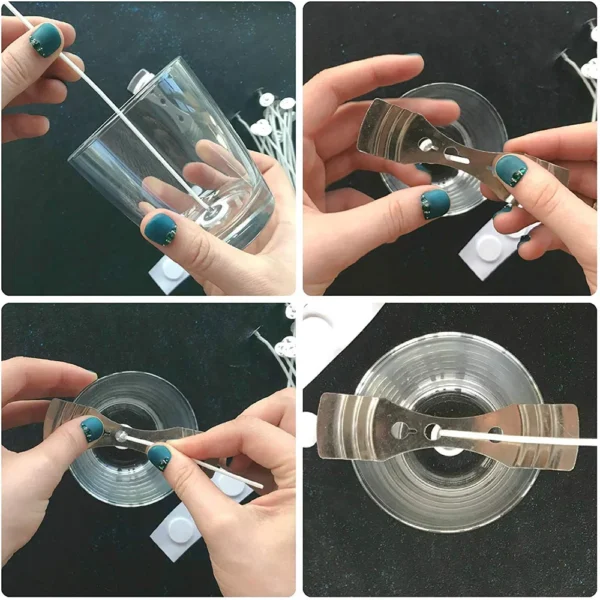 Kitchen Accessories Metal Candle Wicks Holder Centering Device Candle Making Kit Melt Core Auxiliary Tool  Supplies Wax - Image 5