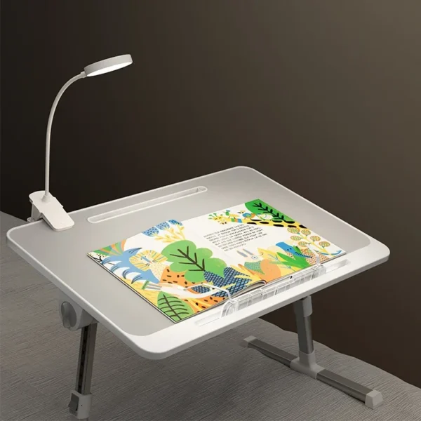 Study in bed Laptop desk Height and angle adjustable Foldable laptop Laptop table - Image 4