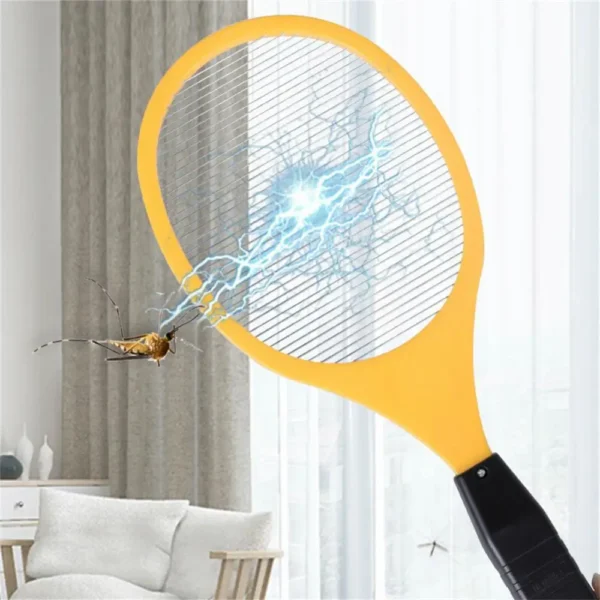 1~4PCS Mosquito Electric Racket Fly Swatter Fryer Flies Cordless Battery Power Bug Zapper Insects Kills Night Baby Sleep - Image 4