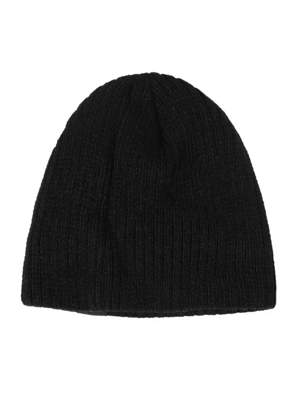 New Korean Version Of The Simple Snowflake Cloth Label Knit Cap Outdoor Sports Leisure Warm Hat For Men And Women - Image 3