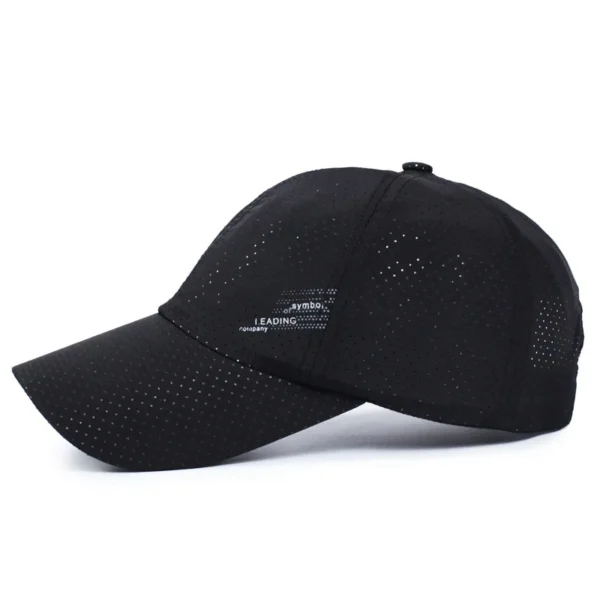 Quick Dry Baseball Cap Outdoor Sports Mesh Breathable Hat For Men Portable Hiking Fishing Sunbonnet Golf Adjustable Cap - Image 4