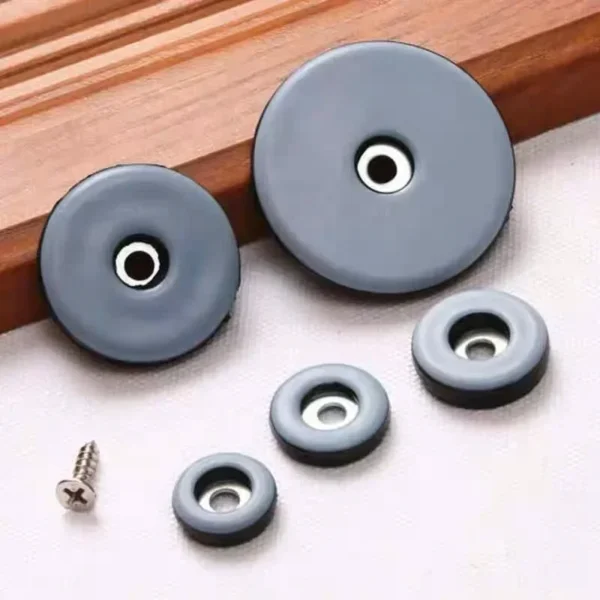 8PCS Furniture Glides With Screws Furniture Sliders Pads Table Chair Leg Mat Floor Protector For Carpet Hardwood Hardware Tool - Image 2