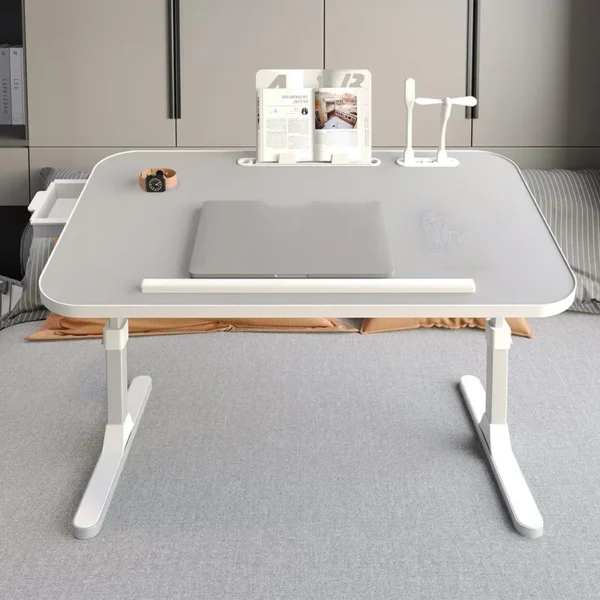 Adjustable Bed Table Tray Computer Desk Height and Angle Adjustable Portable Stand Large Table for Laptop - Image 6