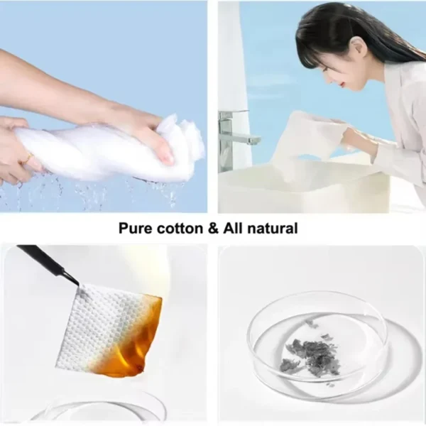 14pcs/box ,Face Cleansing ,Thickened Compressed ,Beauty Square Towel, Portable ,Travel Towel ,Disposable Washcloth - Image 5