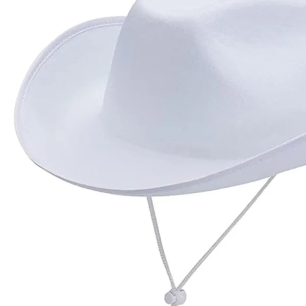 Cowboy Hat Sunhat Trendy Versatile Jazz Hat Sun Protection Hat Cowgirl Hat for Camping Cosplay Fishing Beach Party Supplies - Image 5